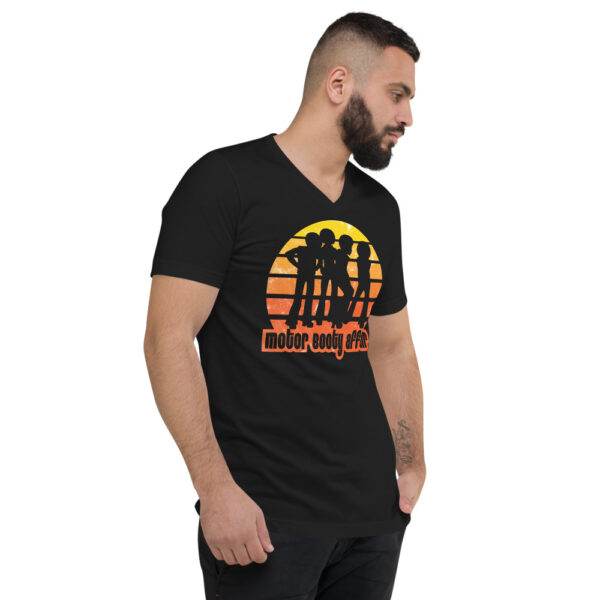 Unisex Short Sleeve V-Neck T-Shirt - Image 3