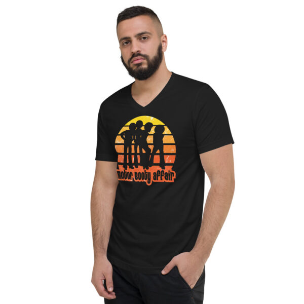 Unisex Short Sleeve V-Neck T-Shirt - Image 2